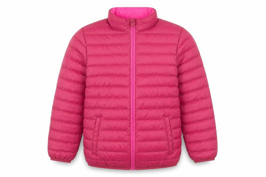 Hdj Kids Girls Pink 9-10 Years Puffer Jacket Lightweight Down Coat