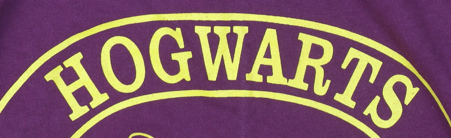 Mens UK Size 2XL Harry Potter Purple  T-Shirt