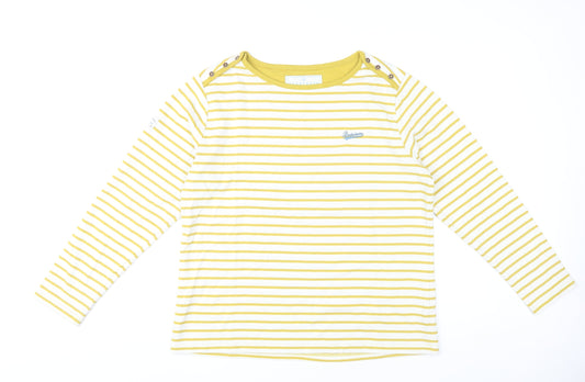 Womens UK Size 14 Brakeburn Yellow Basic T-Shirt