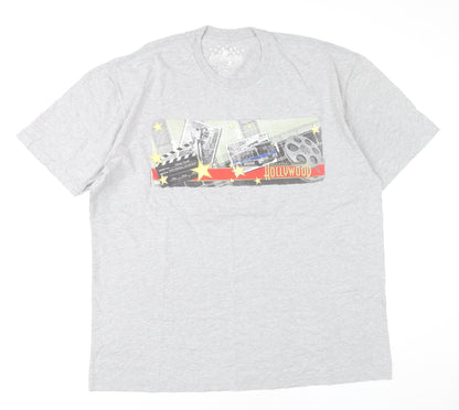 Universal Studios Men’s Grey 2XL Movie Graphic Short Sleeve T-Shirt