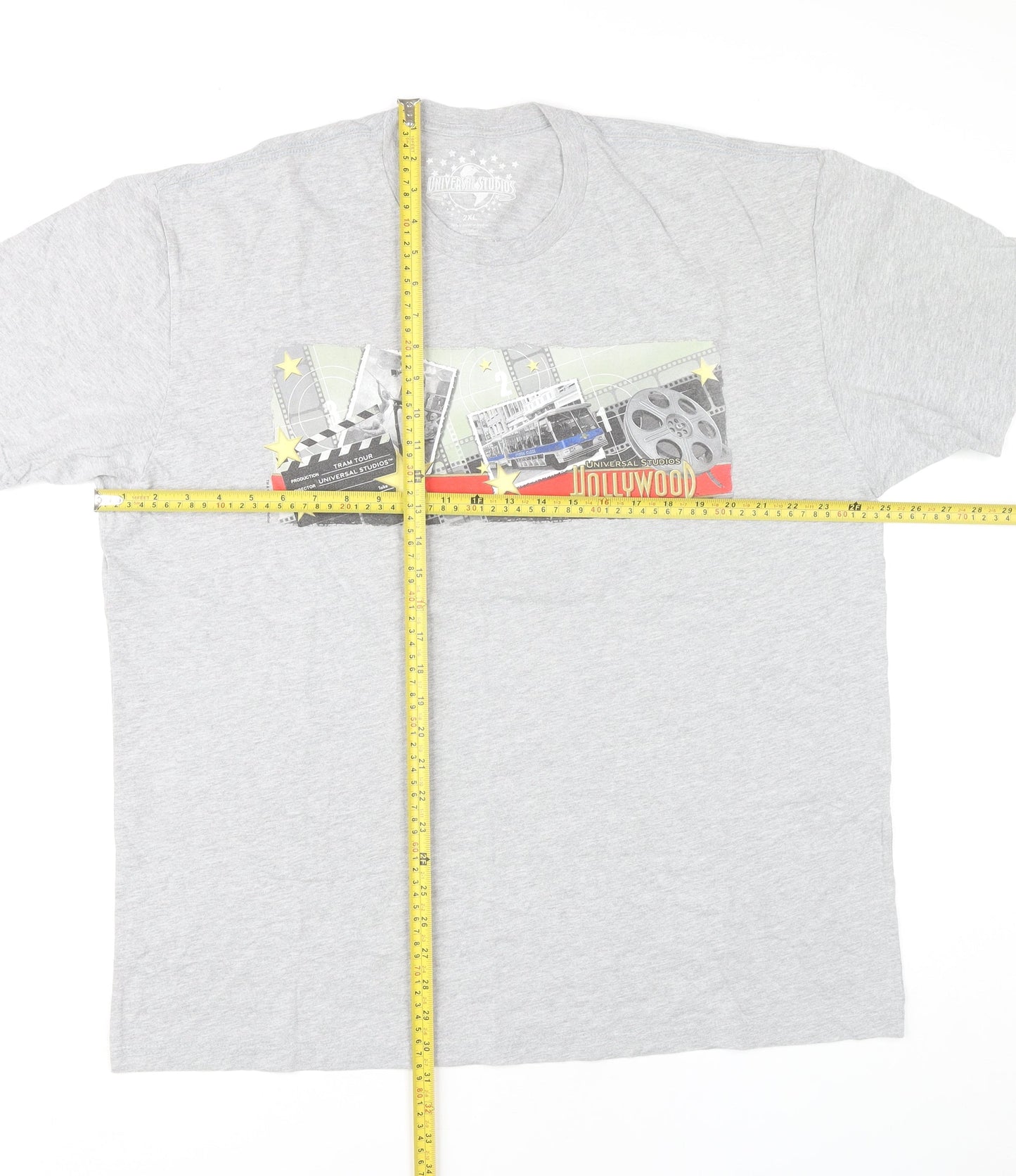 Universal Studios Men’s Grey 2XL Movie Graphic Short Sleeve T-Shirt