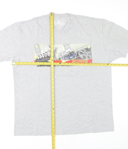 Universal Studios Men’s Grey 2XL Movie Graphic Short Sleeve T-Shirt