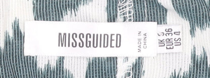 Womens UK Size 8 Missguided Multicoloured Camisole Tank