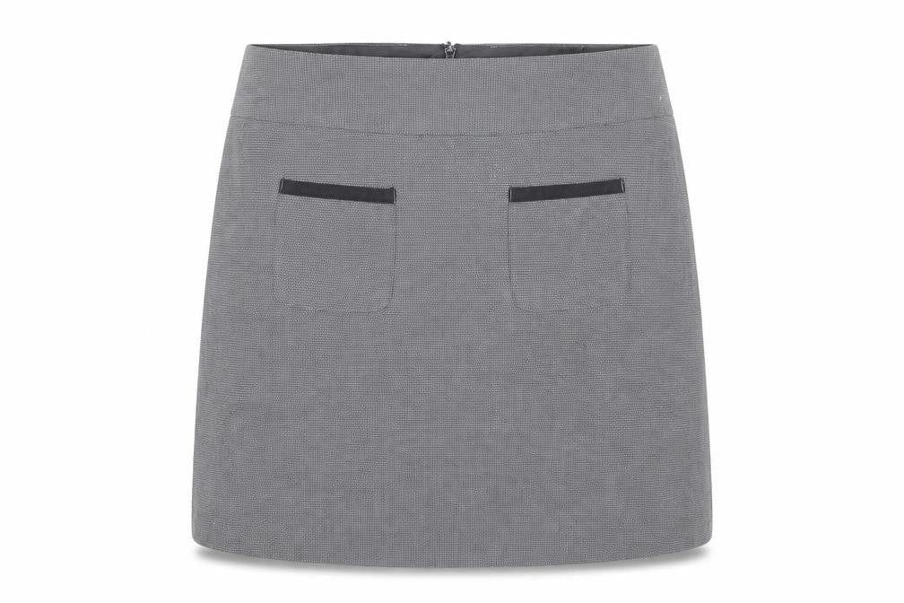 New Look Women’s Grey Size 12 Pencil Skirt Workwear Office