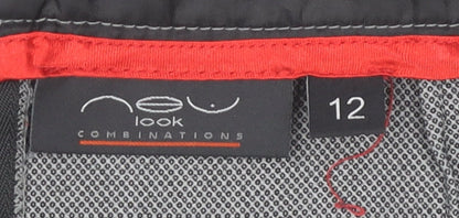 New Look Women’s Grey Size 12 Pencil Skirt Workwear Office