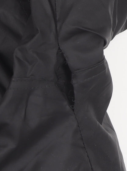 B&C Collection Unisex Adults Black L Lightweight Windbreaker Jacket