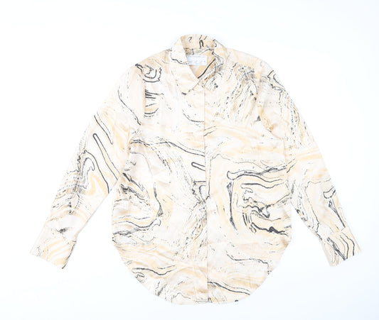 Primark Women’s Multicoloured Collared Button-Up Shirt Size 12