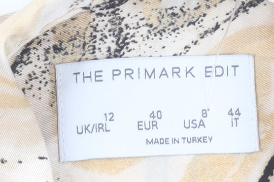 Primark Women’s Multicoloured Collared Button-Up Shirt Size 12