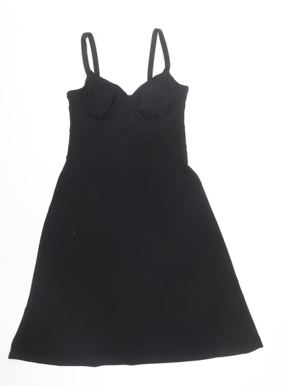 Star by Julien Macdonald Womens Black Size 10 A-Line Cocktail Dress