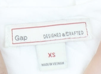 Gap Women’s White XS A-Line Sleeveless Cotton Summer Dress