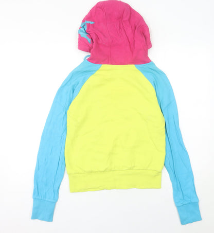 Kappa Womens Multicoloured Hoodie Size 10 Logo Pullover