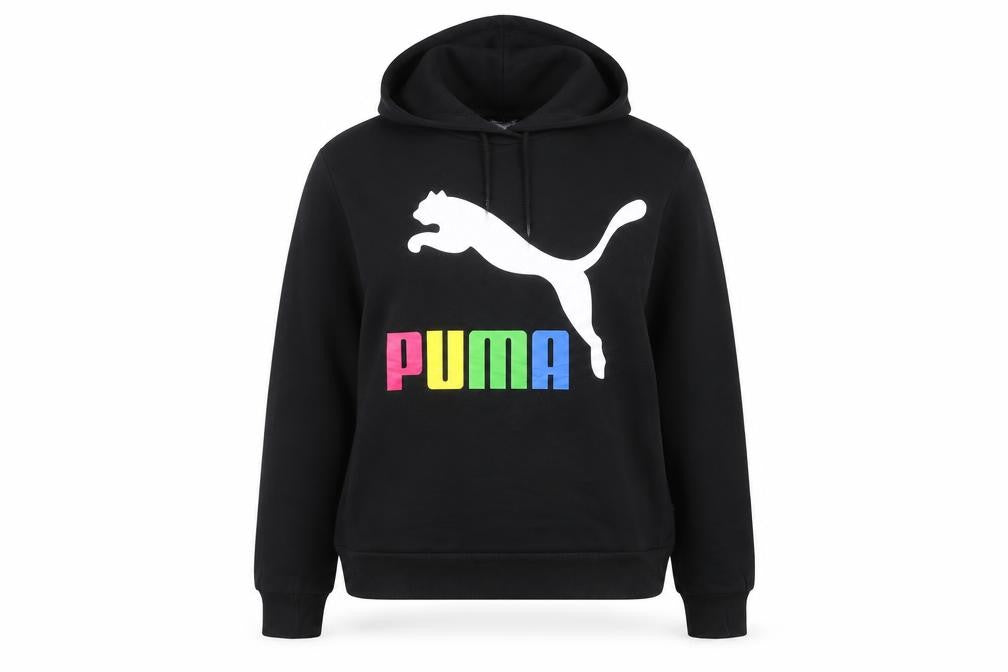 Womens UK Size 10 PUMA Black Pullover Hoodie