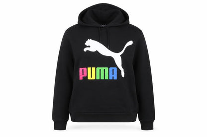 Womens UK Size 10 PUMA Black Pullover Hoodie