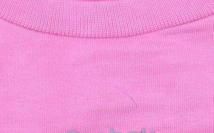 Reebok Womens Pink Sweatshirt Size 12 Crew Neck Long Sleeve Pullover