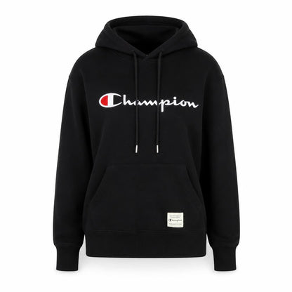 Womens UK Size 8 Champion Black Pullover Hoodie