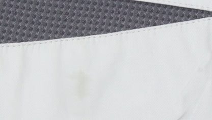 Adidas Men's Grey Track Jacket M Regular Fit Full Zip Sportswear