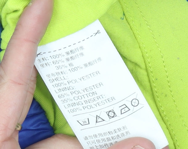 Adidas Men's Blue XS Windbreaker Jacket Hooded Lightweight Sportswear