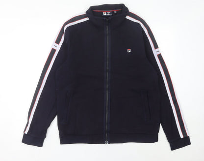 Mens UK Size L FILA Blue Full Zip Sweatshirt