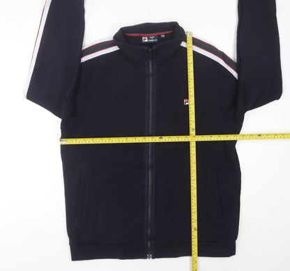 Mens UK Size L FILA Blue Full Zip Sweatshirt