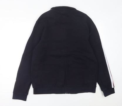 Mens UK Size L FILA Blue Full Zip Sweatshirt