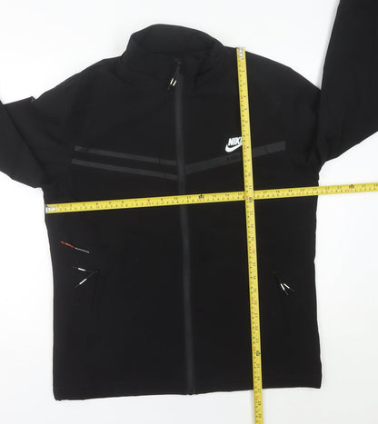Nike Men’s Black Medium Track Jacket Lightweight Zip Sports