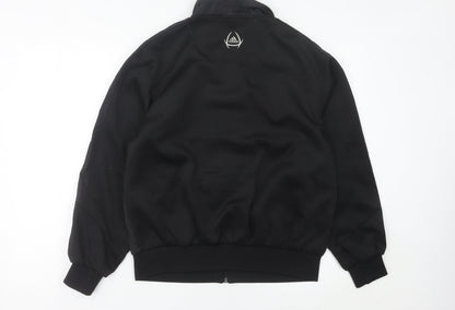 Adidas Men's Black Medium Track Jacket Full Zip Sportswear