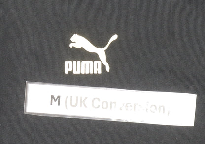 Puma Mens Black Track Jacket M Regular Fit Full Zip Sports