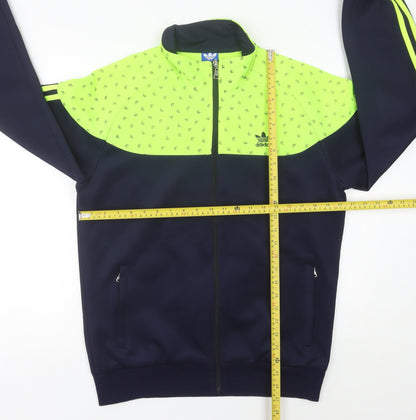 Adidas Mens XL Blue Green Track Jacket Full Zip Sportswear