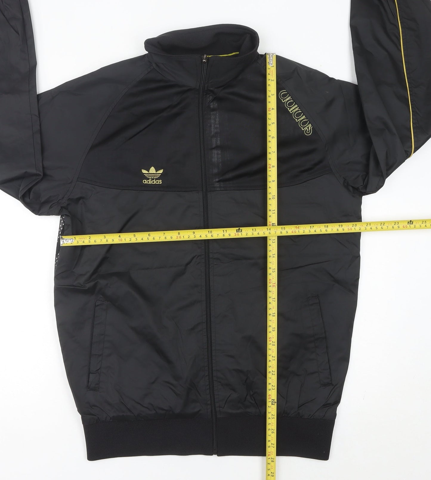 Adidas Men's Black Track Jacket L Regular Fit Football Training