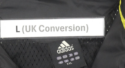 Adidas Men's Black Track Jacket L Regular Fit Football Training