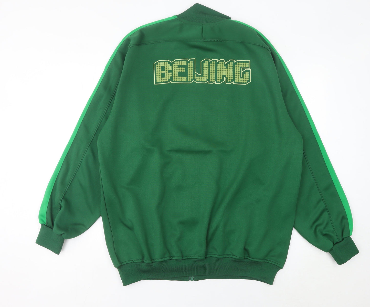Nike Men's Green 2XL Track Jacket Football Beijing Logo Full Zip