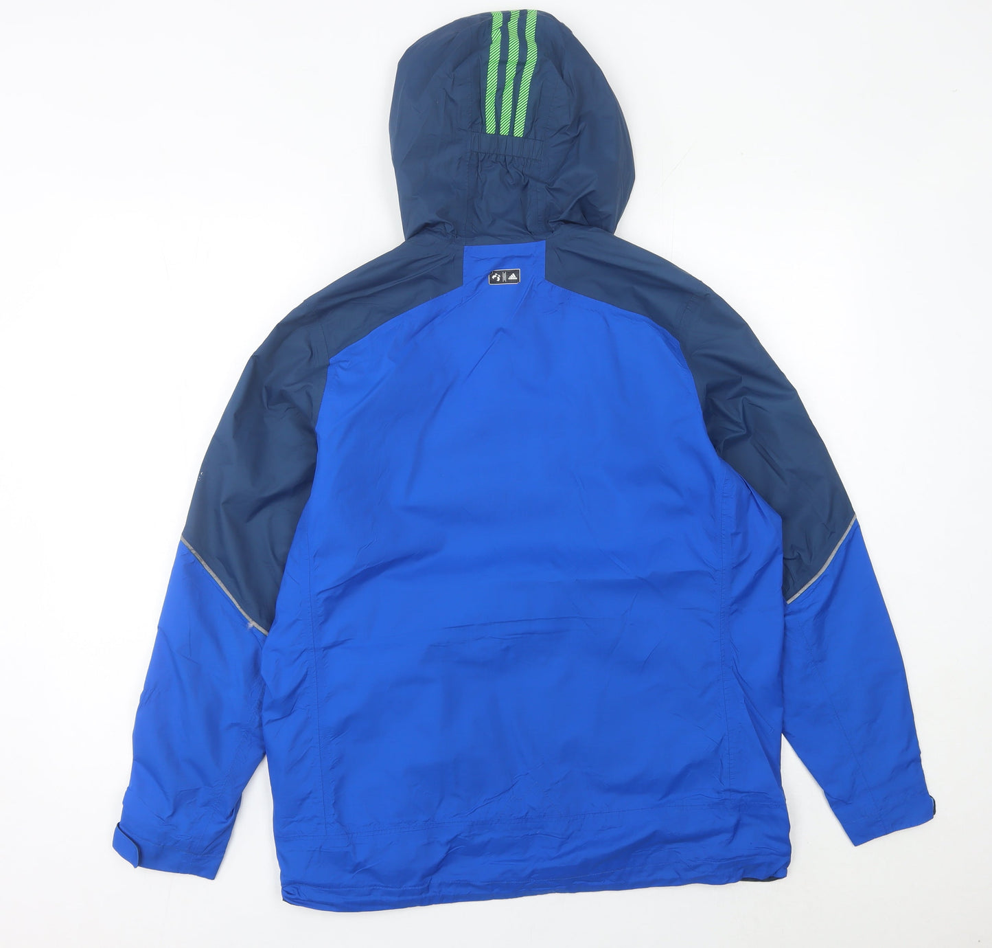Adidas Men’s Blue 2XS Ski Jacket Winter Hooded Waterproof