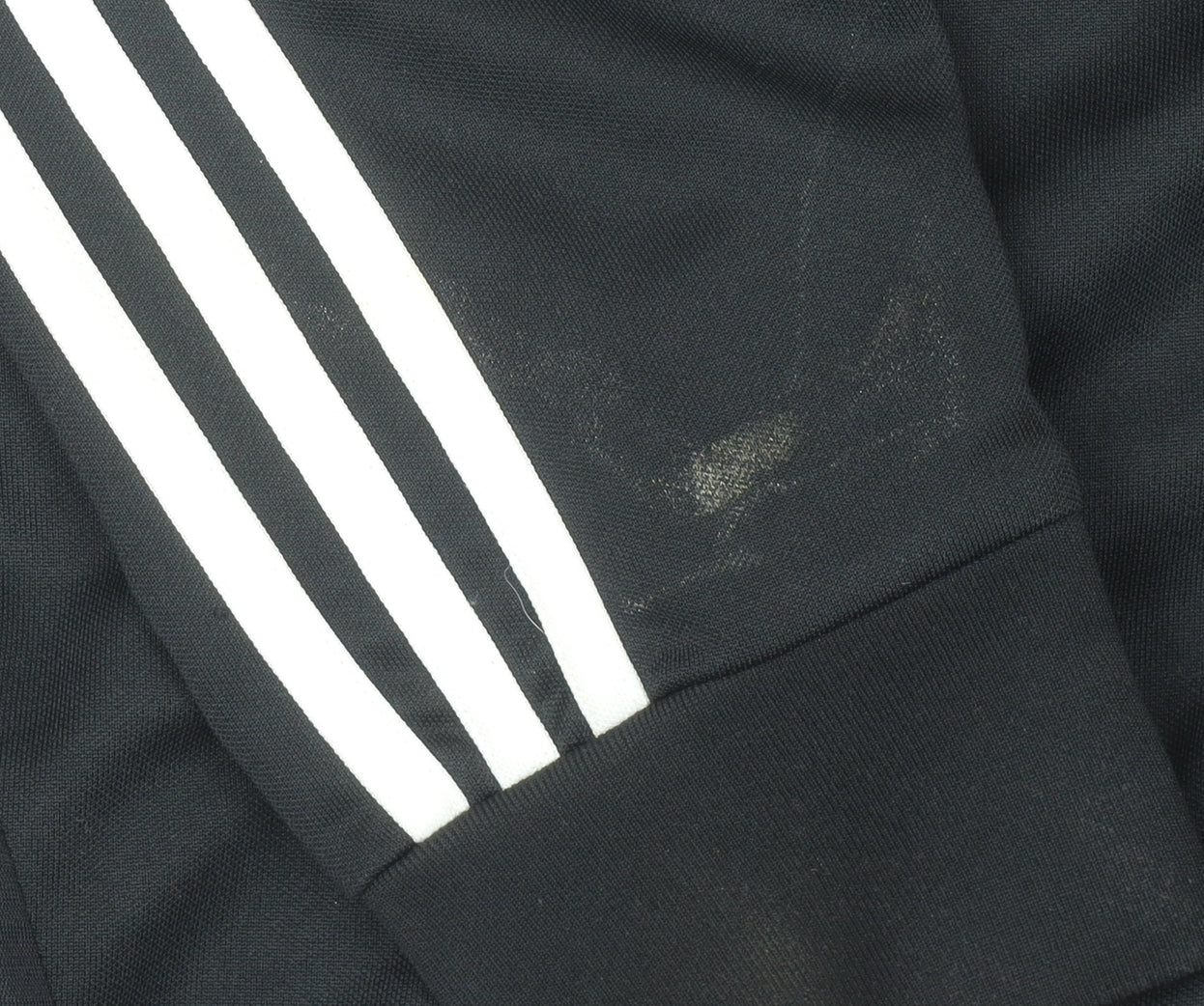 Adidas Men's Black Track Jacket L Full Zip Sportswear