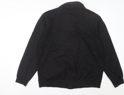 Adidas Mens Black L Track Jacket Full Zip Sportswear