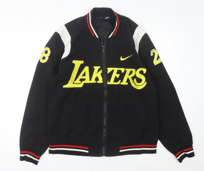 Nike Men’s Black Lakers Varsity Jacket Size S Basketball