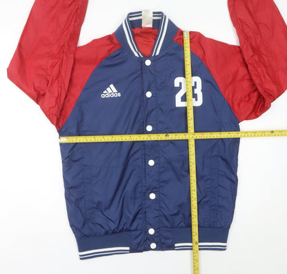 Adidas Mens Blue Red Varsity Jacket M NBA Basketball Cleveland Cavaliers