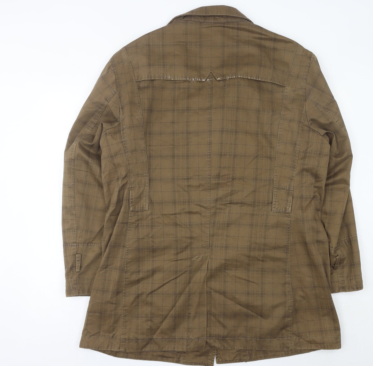 Mens UK Size L Jeep Brown Overcoat