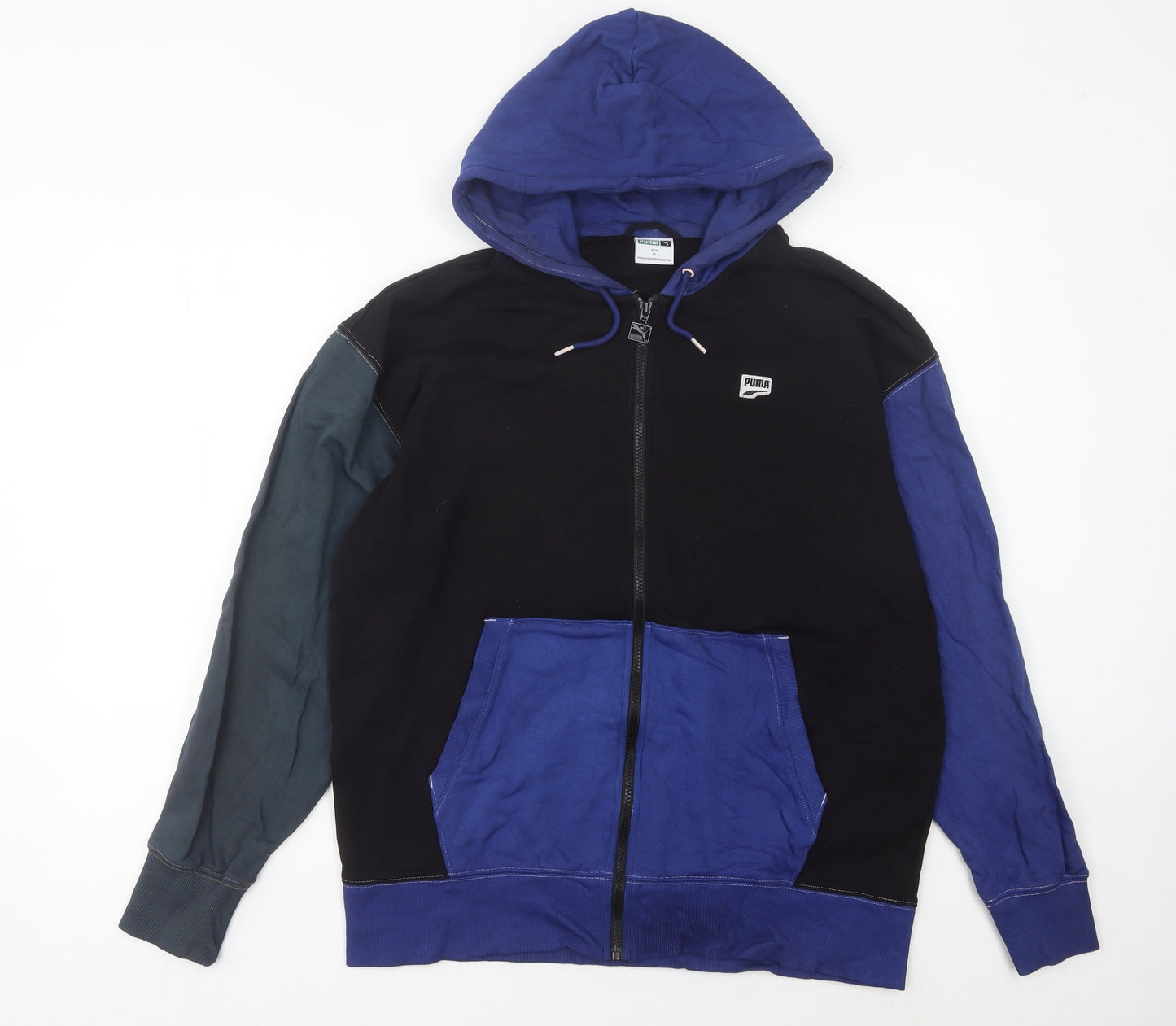 Mens UK Size L PUMA Multicoloured Full Zip Hoodie