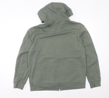 Mens UK Size L Umbro Green Full Zip Hoodie