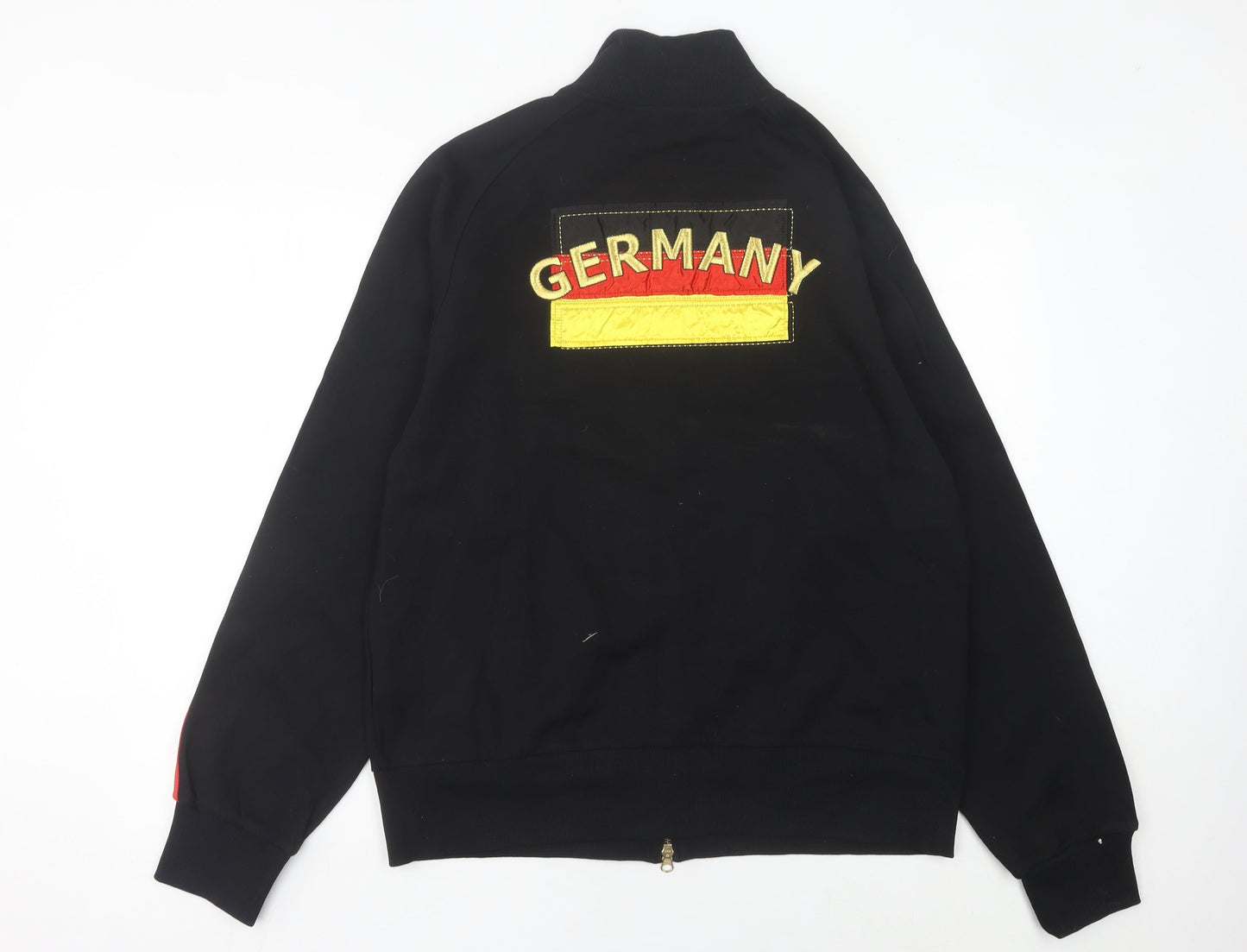 Kappa Men’s Black Track Jacket Germany Logo L Full Zip