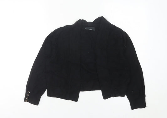Womens UK Size S Wallis Black Cardigan Jumper