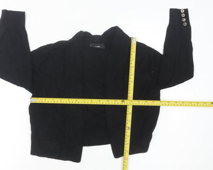 Womens UK Size S Wallis Black Cardigan Jumper