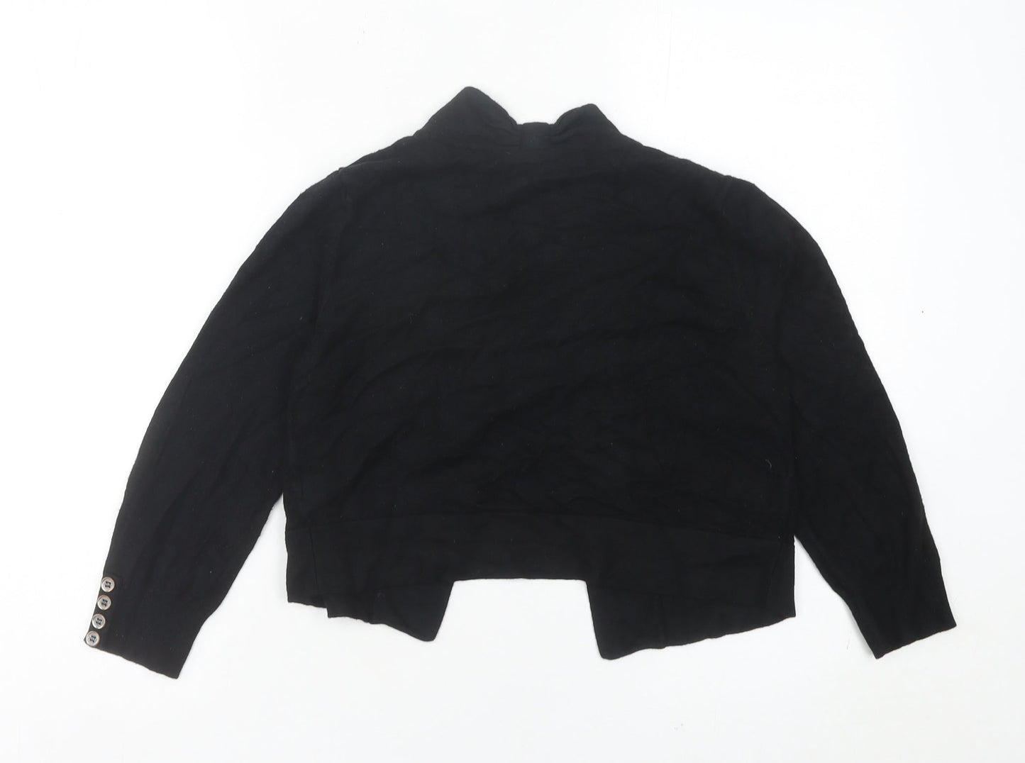 Womens UK Size S Wallis Black Cardigan Jumper