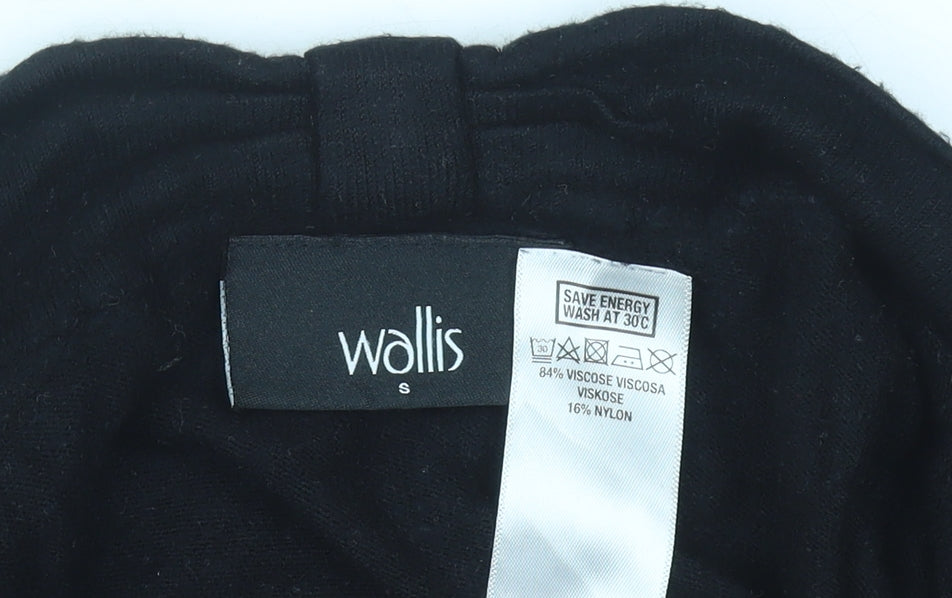 Womens UK Size S Wallis Black Cardigan Jumper