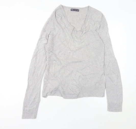 Womens UK Size 12 Marks and Spencer Grey Pullover Jumper
