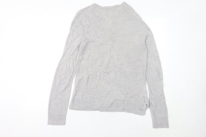 Womens UK Size 12 Marks and Spencer Grey Pullover Jumper