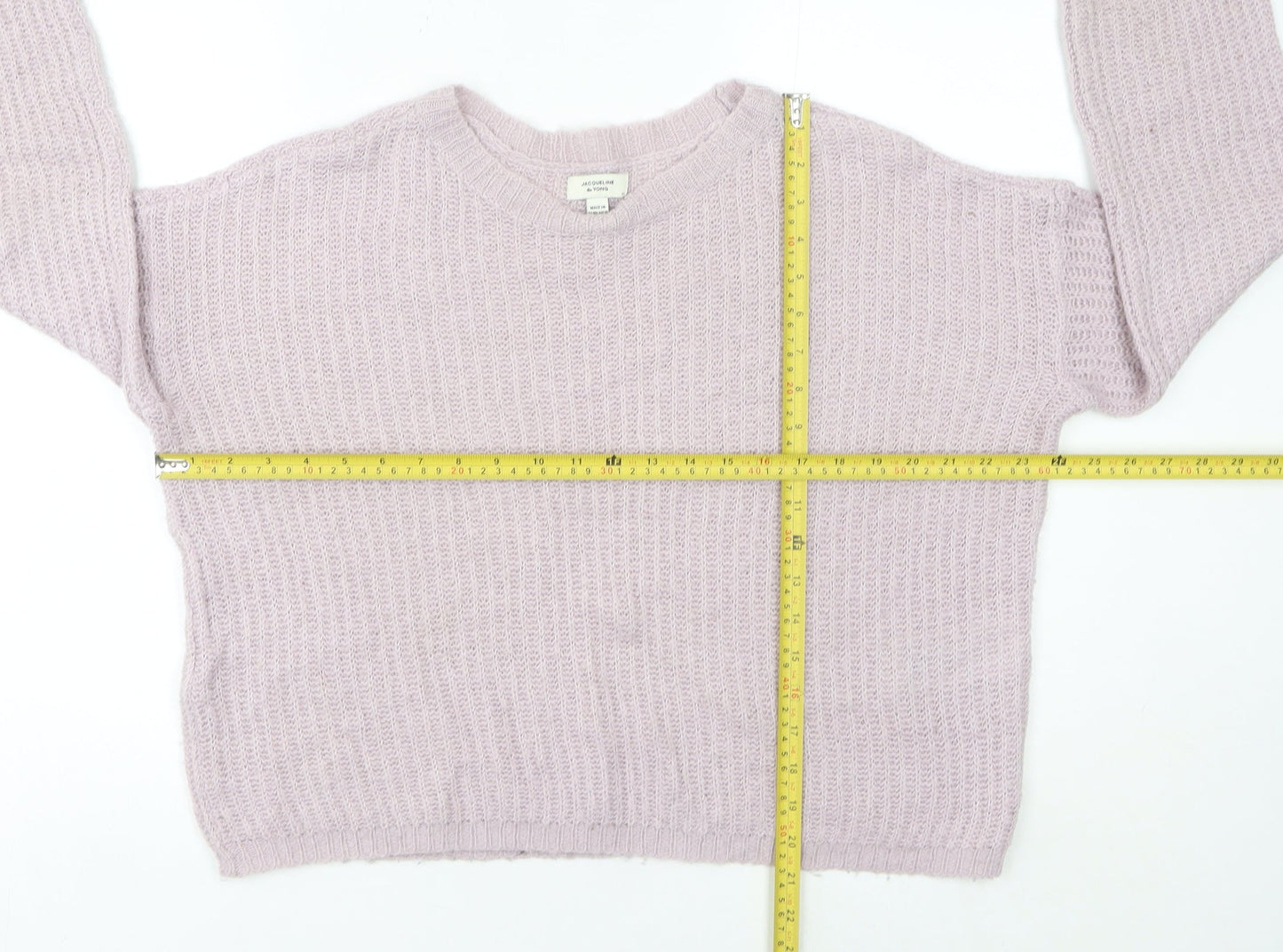 Womens UK Size M Jacqueline de Yong Purple Pullover Jumper
