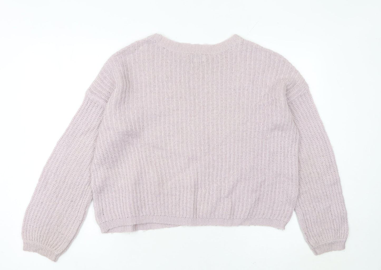 Womens UK Size M Jacqueline de Yong Purple Pullover Jumper