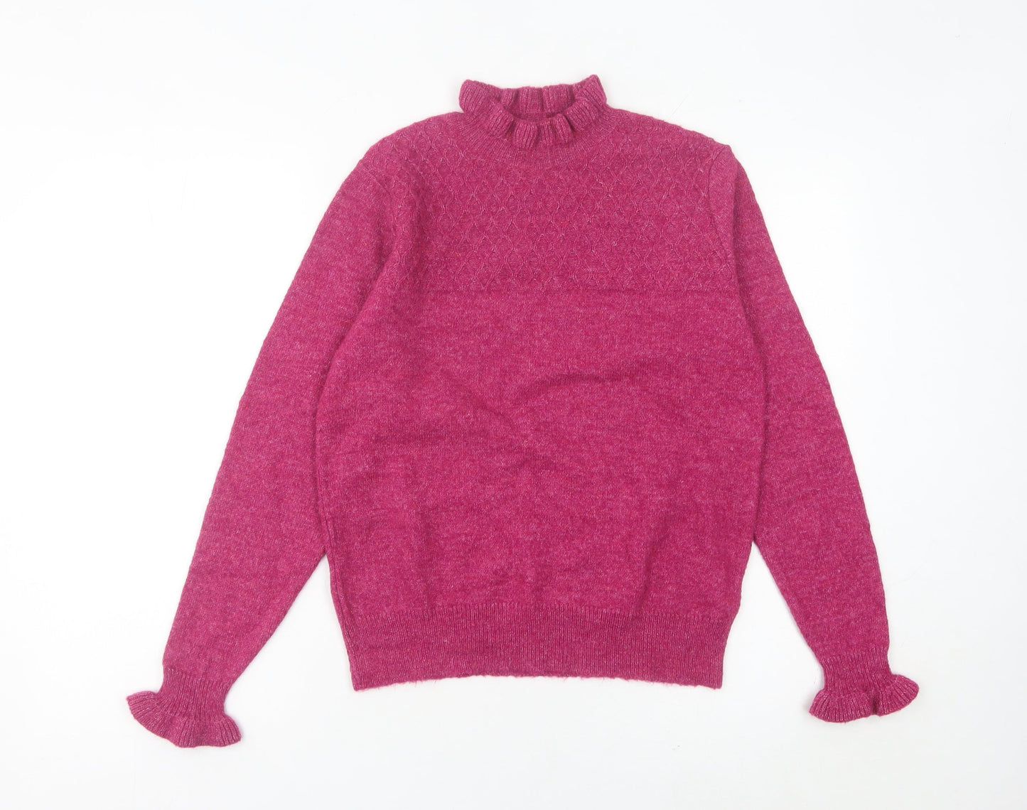 Womens UK Size M RR Pink Pullover Jumper