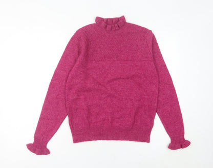 Womens UK Size M RR Pink Pullover Jumper